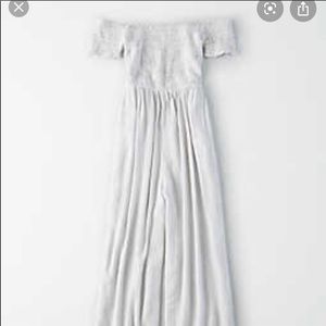 AMERICAN EAGLE OFF THE SHOULDER JUMPSUIT
